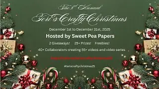 Teri&rsquo;s Crafty Christmas &lsquo;25 &ldquo;Hearth and Pine&rdquo; Tall Skinny Journal 