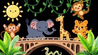 Baby Sensory | Jungle Fun with High Contrast and Visual Stimulation #babysensoryvideos