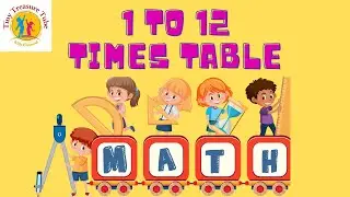 Times Tables Songs 1-12 for Kids| *NEW* | @Tinytreasuretube