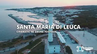Santa Maria di Leuca, la punta del Tacco d'Italia | Cinematic drone footage 4K