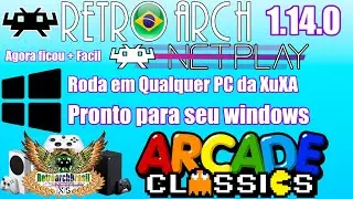 #windows @Retroarchbrasil Roda em Qualquer PC da Xuxa agora ficou +Facil joga online com amigos