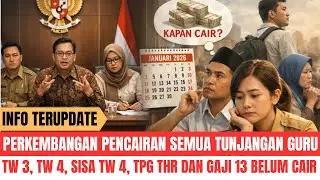 TUNJANGAN GURU TW 3, TW 4, TPG THR DAN GAJI 14 BELUM CAIR. APA INI TANDA-TANDA CARRYOVER | AL KHOLIF