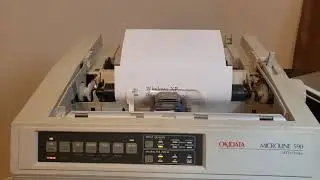 Oki MICROLINE 590 Dot Matrix Printer 24 pin Okidata