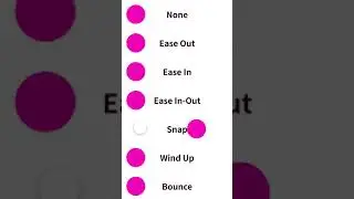 Easing previews | Adobe XD animation