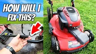 Fixing A Broken Toro Recycler Lawnmower Handle With Donyboy73