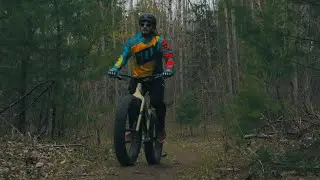 Fat Biking in the Woods of Oak Ridges Corridor Conservation Reserve [4K]