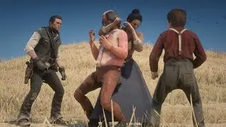 John Marston's Family gets into a Big Fight in Red Dead Redemption 2 PC