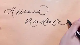 Modern Calligraphy in Real-time ✶ Calligraphy Compilation #10
