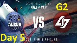 ANX vs CLG Game 2 Highlights - 2016 Worlds Group Stage - Day 5