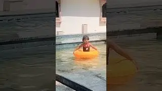 Pool fun. #kenil #youtubeshorts #viral #video #trending #cutebaby #bath
