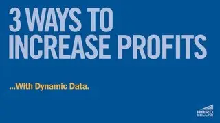 Hard Dollar Webinar: 3 ways to Increase Profits with Dynamic Data, Featuring InfoMine's CostMine