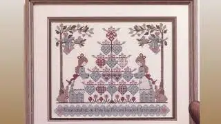 Flosstube Embroidery.com Design Showcase First Steps in Hardanger & Ties of Friendship Cross N Patch