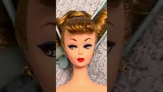 RESTORING A 1959 ORIGINAL BARBIE DOLL! COMPARING VINTAGE BARBIE TO 1994 REPRODUCTION BARBIE!
