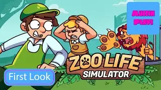 Я попробовал управлять зоопарком&hellip; Он сразу же сошёл с рельсов! 🦁 Демоверсия Zoo Life Simulator на...