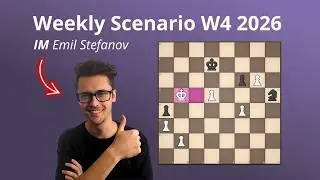 W4/2026 &bull; 3 Pawns vs Knight &bull; IM Emil Stefanov