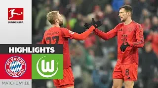 Hard Fought Victory In Munich! | FC Bayern M&uuml;nchen - Wolfsburg 3-2 | Highlights | Bundesliga