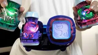 プレバンから先行抽選販売のDXリバイスドライバーがやってきた！レックスバイスタンプ・バッタバイスタンプ・メガロドンバイスタンプを押印して変身！DXリバイスドライバー仮面ライダー50周年スペシャルセット
