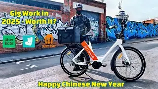 The Reality of Gig Work in Birmingham | Uber Eats, Deliveroo & Just Eat + Chinese New Year! S5E47