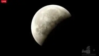 Blood moon timelapse