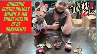 Распаковываем праздничные украшения Disney Costco Минни и Волшебник страны Оз от Джима Шора!