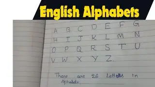 English Alphabets | Kids Learning | Doddlers |Learning