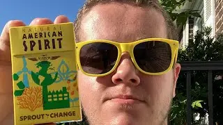 Smoking and Reviewing American Spirit Yellow