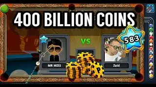 8 Ball Pool: 400 BILLION POOL COINS - Crazy Trick Shots VS Zaid - A free Miniclip game. No Hacks