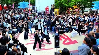[STREET ARTIST] ONE OF. WITH AUDIENCE. INTERACTIVE HONGDAE BUSKING. 250504.