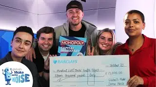 Roman, Sian and Sonny surprise MindOut with a £15,000 donation | Capital | Global's Make Some Noise