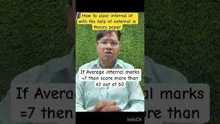 Clear internal kt by external paper ie theory paper 🔥 #examupdates2024 #engineeringstudies #csgt