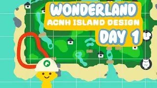 ACNH Wonderland island - DAY 1