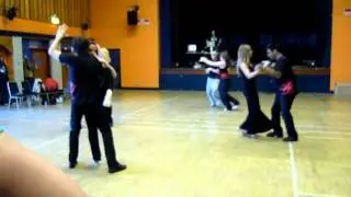 Ceroc South Wales attend the Cardiff Salsathon 2010 event at Heath sports hall.MOV