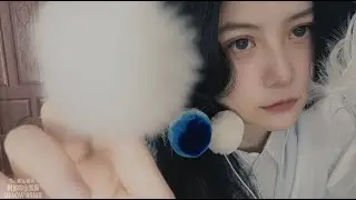 ❤️1200,Red Mic eating 催眠手势，双耳舔耳+7 Binaural（3dio【MIAOW ASMR阿郁的小黑猫】29min