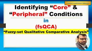 Core & Peripheral Conditions in #fsqca