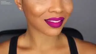 One Minute: Pink & Purple Ombre Lip  | DeniseAsiAm