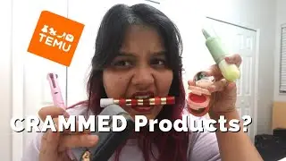 TEMU HAUL! UNIQUE Travel Makeup and Accessories!