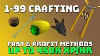 1-99 Crafting Guide [Runescape 3] Fast & Profitable Methods