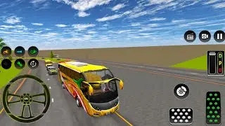 World Tour Bus Game 3D 🚍 | Real Bus Driving Simulator | Long Route Gameplay