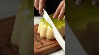 Jelly Glass Cake Cutting 🥮🍮|  So Relaxing and Satisfying sounds #ai #aiasmr #shortfeed