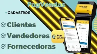 PagVendas CADASTROS de Vendedores Fornecedores