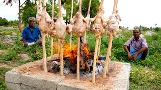 PAKISTANI STREET FOOD | Whole Chicken Barbeque Recipe | food fun village
