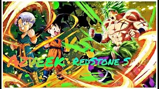 DRAGON BALL LEGENDS YOUTUBER BATTLES!!! AZDEEK VS REDSTONE SAIYAN!!! PART 1
