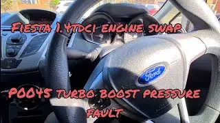 Fiesta 1.4 tdci P0045 boost fault after engine replacement