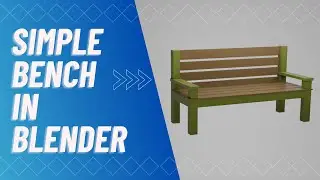 How To Create A Simple Bench In Blender | Tutorial
