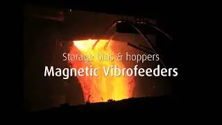 Electromegnetic discharging vibrating feeders