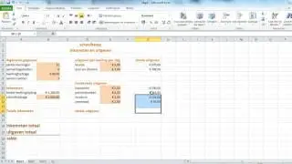 Excel   schoolreisje   totale opdracht