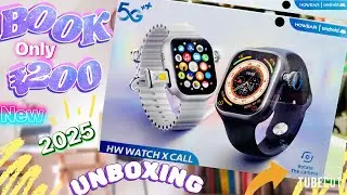 5G HW Watch X Call Android Smartwatch 🤯 12 Megapixel HD Camera 🤫 YouTube Instagram 🥳Play Store