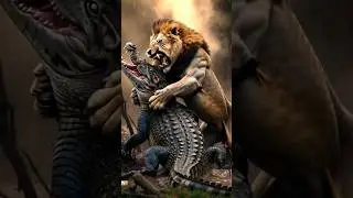 Lion VS Predators #shortvideo #shorts #animalfight