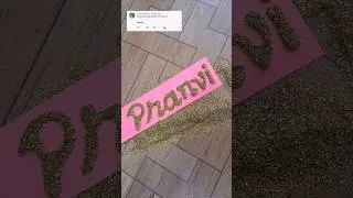 glitter name art maker #shorts #shortvideo #trending #viralvideo #art #creative #calligraphy #video