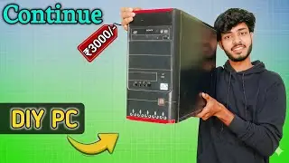 Continue Making My Cardboard Pc in 2026 || My First Pc 😱😱 #diypcbuild #tech6t7 
